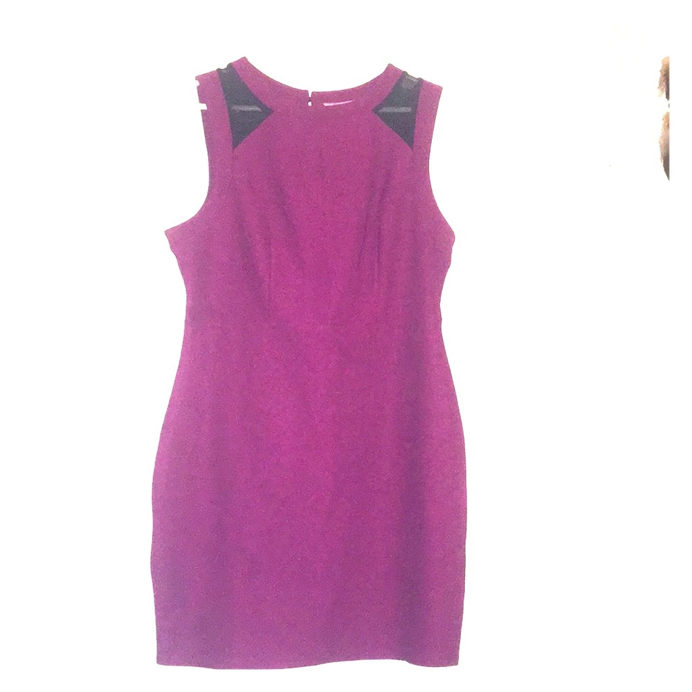 Burgundy fitted Dress